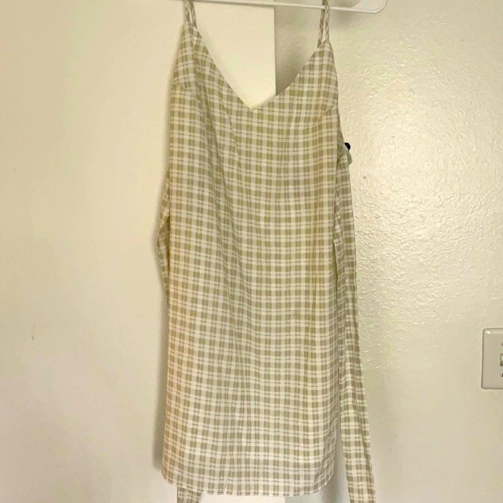 Forever 21 Olive - White dress